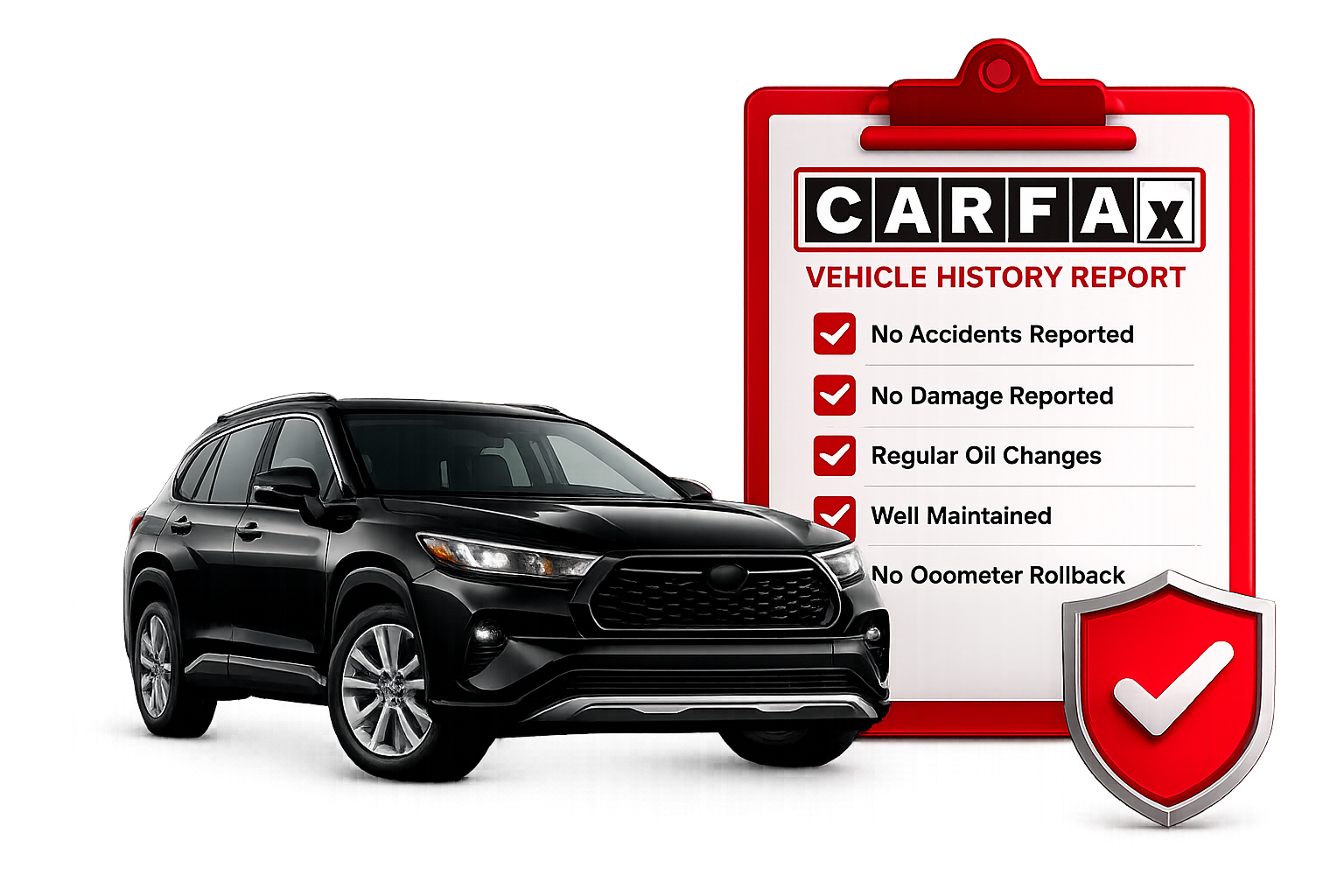 Apercu d'un rapport CarFax